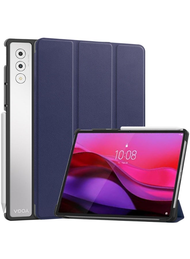 Case for Lenovo  Yoga Tab Plus 12.7 inch, Lightweight Hard Shell Folio Slim Smart Protective Cover with Multi-Angle Stand - Image 1